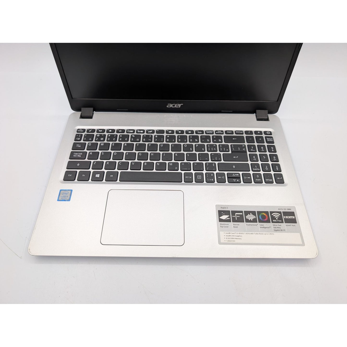 Acer Aspire 5 A515-52-58JN 15.6" Intel i5-8265U 16GB RAM 180GB SSD Win 11 Home