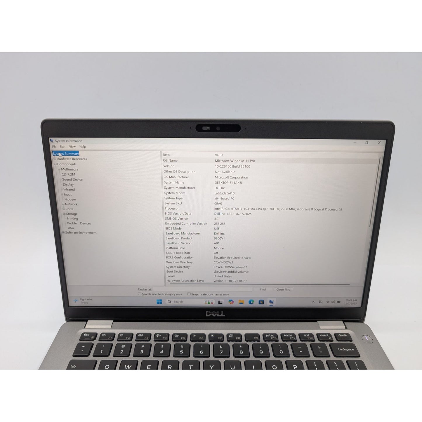 Dell Latitude 5410 14" Touch Intel i5-10310U 32GB RAM 512GB SSD Windows 11 Pro