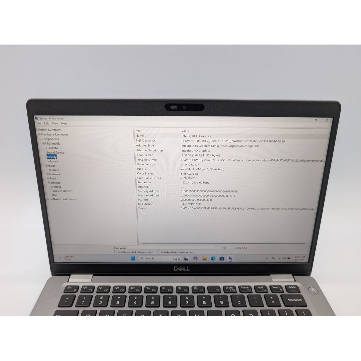 Dell Latitude 5410 14" Touch Intel i5-10310U 32GB RAM 512GB SSD Windows 11 Pro