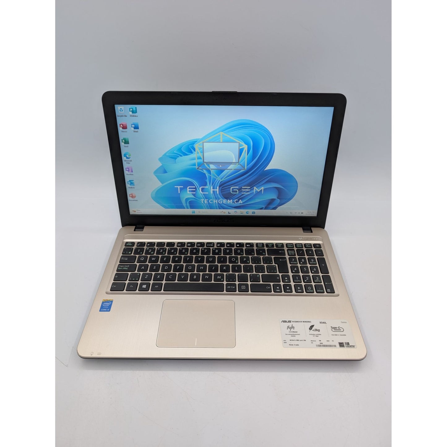 Asus X540L-BB51-CB 15.6" Intel Core i5-5200U 8GB RAM 160GB SSD Windows 11 Home