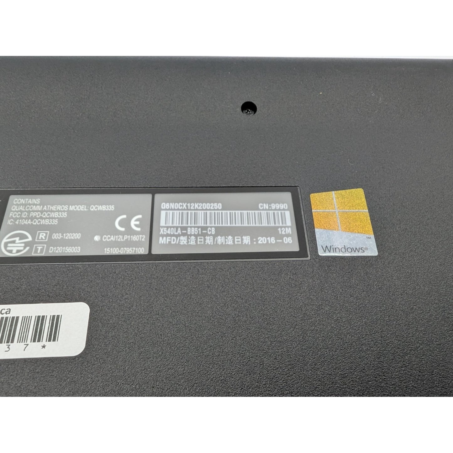 Asus X540L-BB51-CB 15.6" Intel Core i5-5200U 8GB RAM 160GB SSD Windows 11 Home