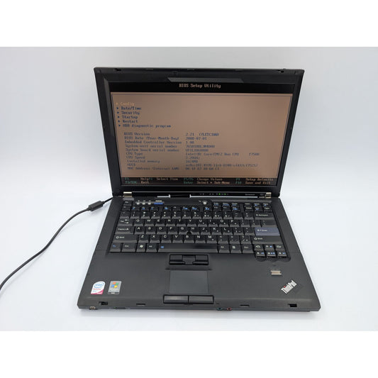 Lenovo ThinkPad T61 Intel Core 2 Duo T7500 2.20GHz 1GB RAM 14” Display Laptop