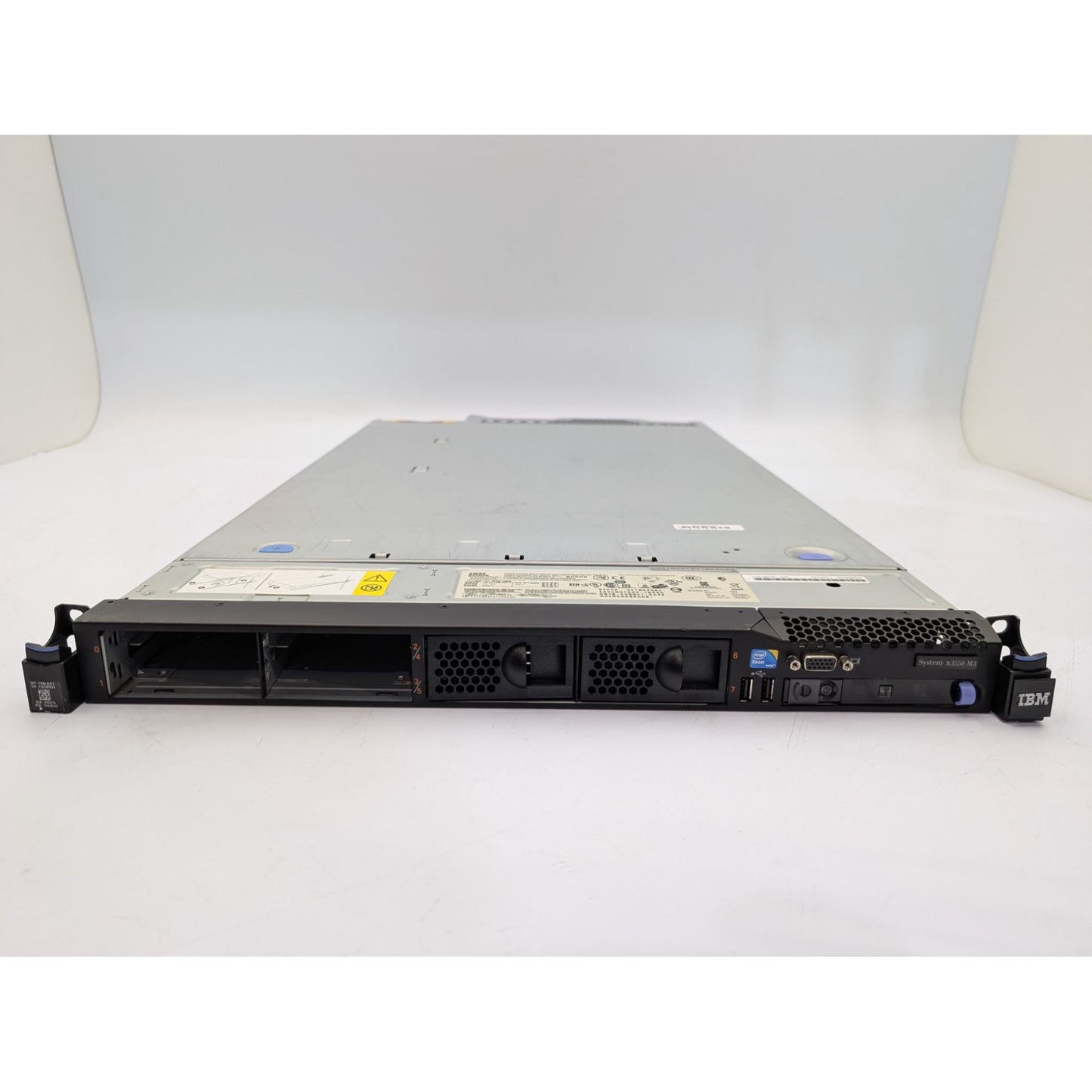 IBM System x3550 M3 Dual USB 2.0 Ports 1U Rack-Mountable Server - Black