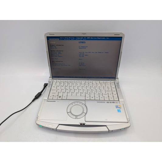 Panasonic Toughbook CF-F8 14" Display Intel Core 2 Duo P9400 2.40GHz 3GB RAM
