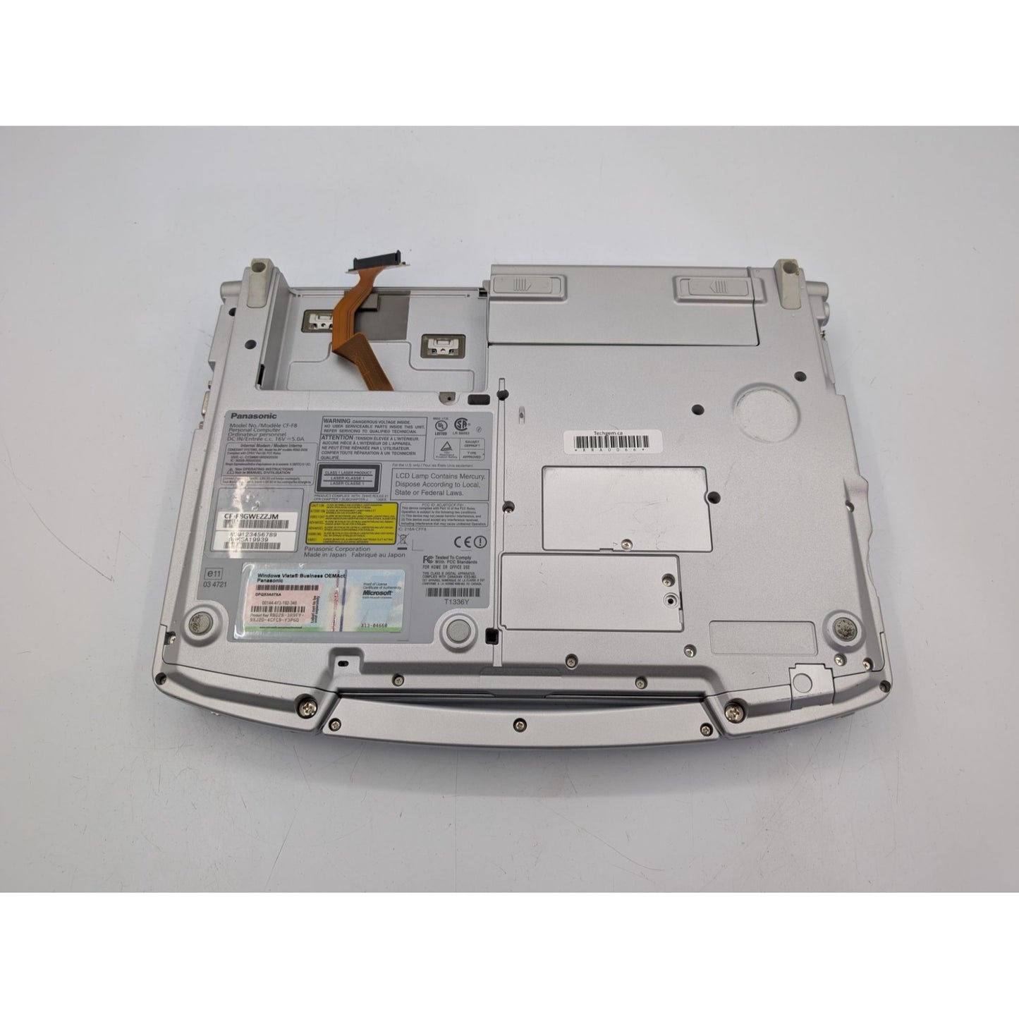 Panasonic Toughbook CF-F8 14" Display Intel Core 2 Duo P9400 2.40GHz 3GB RAM