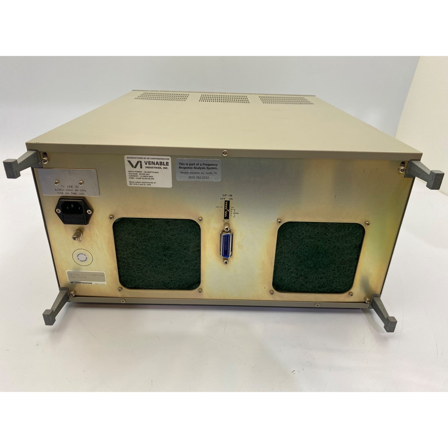 NF Electronic Instruments 5060A Frequency Response Analyzer By Venable Industries