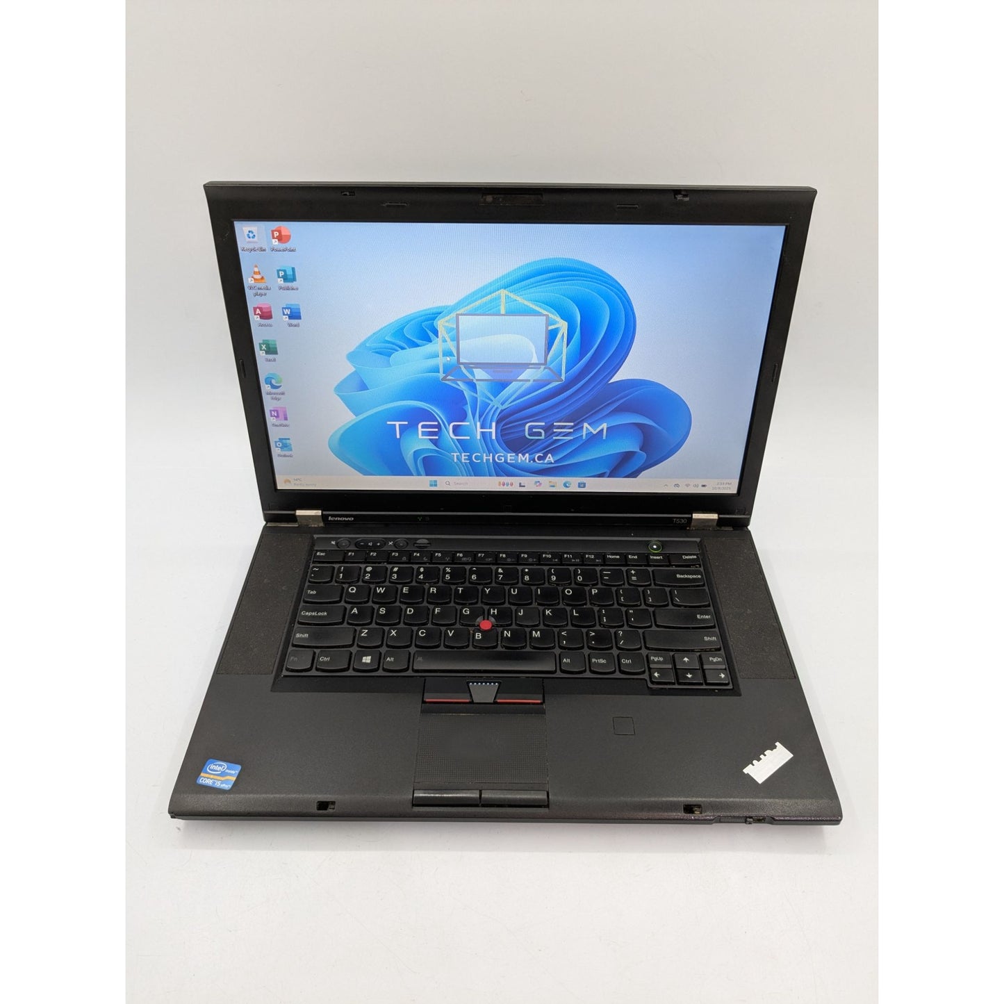 Lenovo ThinkPad T530 15.6" Intel Core i5-3320M 8GB RAM 128GB SSD Windows 11 Pro
