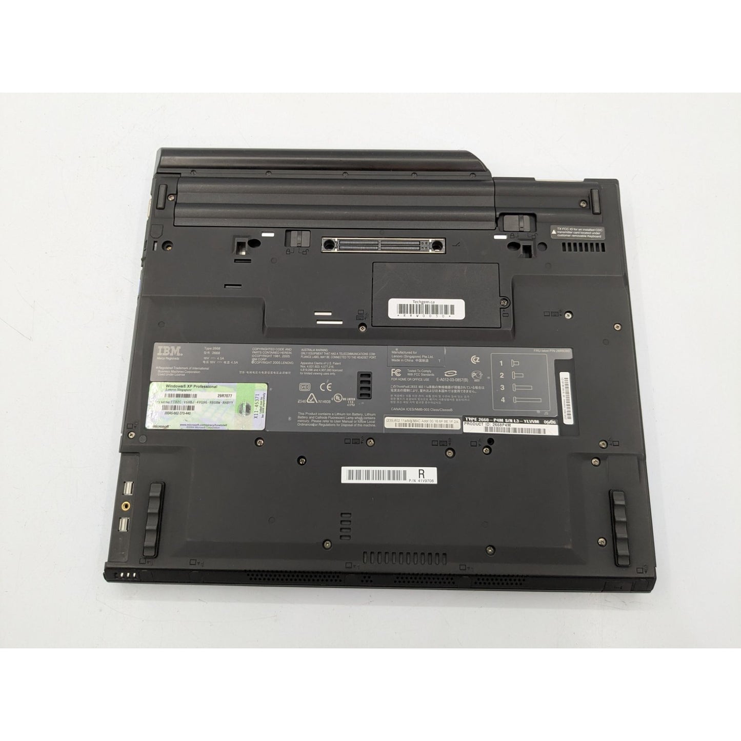 IBM ThinkPad T43p 14" Display Intel Pentium M 2.26 GHz 1.5GB RAM Black Laptop