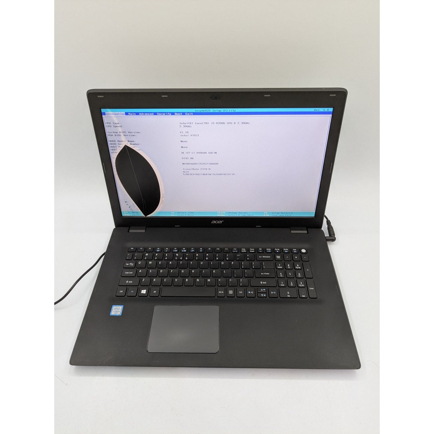 Acer TravelMate P278-M-52UJ 17.3" Intel Core i5-6200U 2.30GHz 8GB RAM Laptop