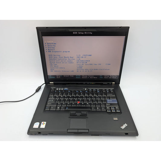 Lenovo ThinkPad T61 15.6" Screen Intel Core 2 Duo T7300 2.00 GHz 2GB RAM Laptop