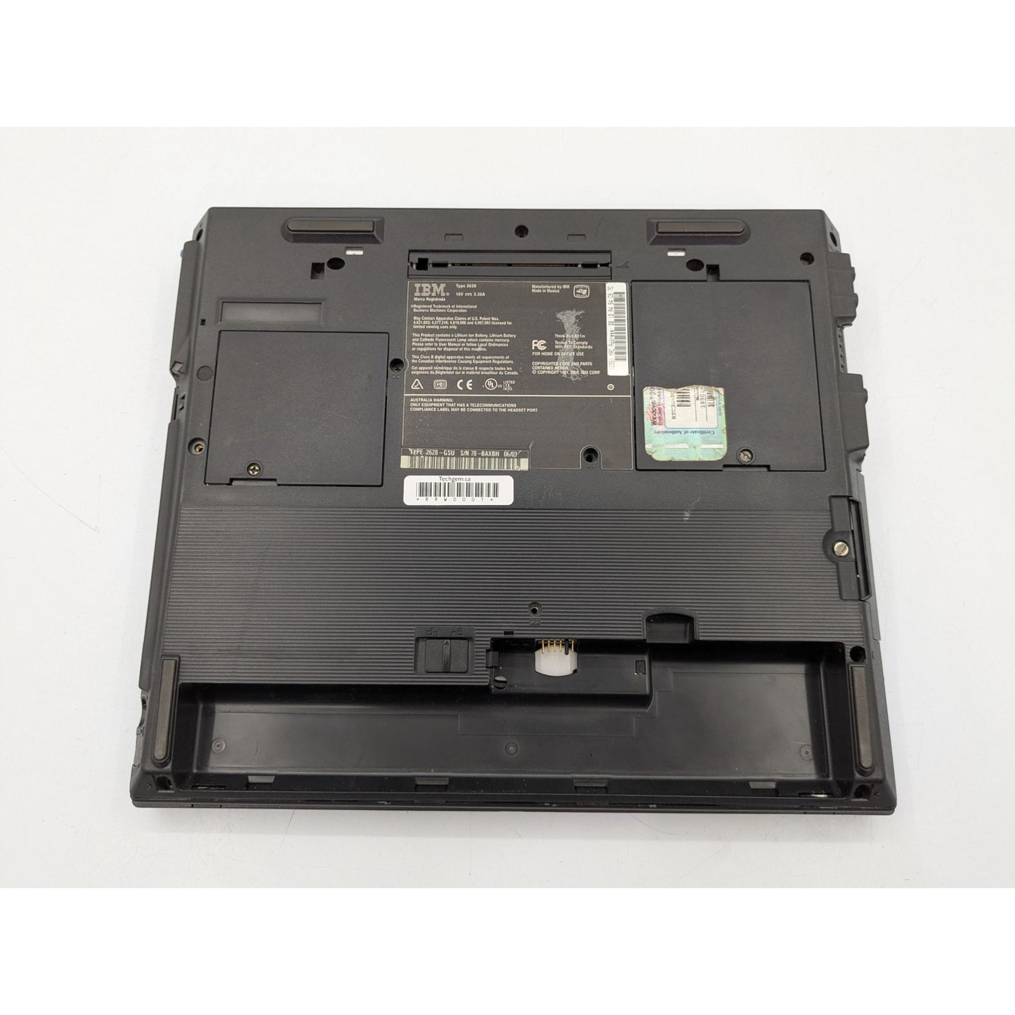 IBM ThinkPad A21m 14" Intel Pentium III 0.80GHz 256MB RAM Black Laptop