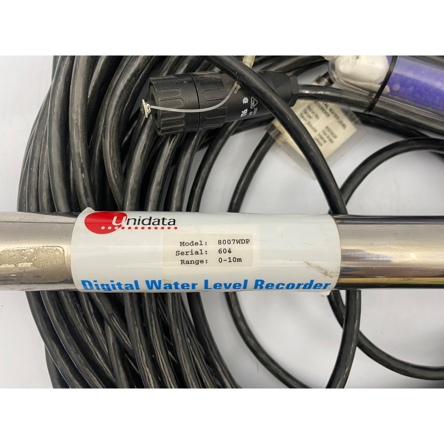 Unidata Digital Water Level Recorder 8007WDP 10m Range With 35m Cable