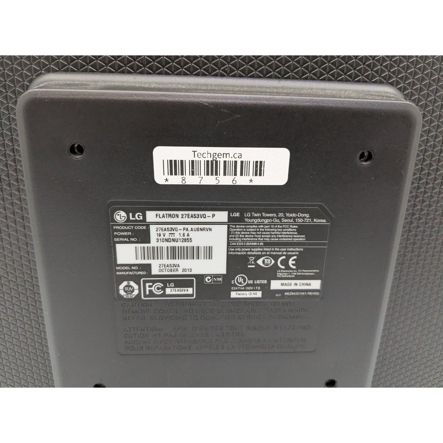 LG 27EA53VQ-P 27-Inch LED Monitor With HDMI & VGA Ports