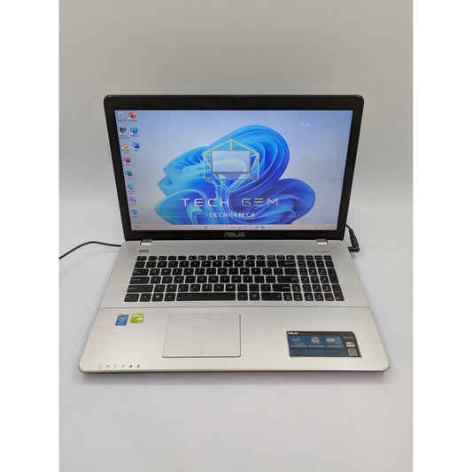 Asus X750JB-DH71-CA 17.3" Intel Core i7-4700HQ 2.40GHz 8GB RAM 240GB SSD Win 11