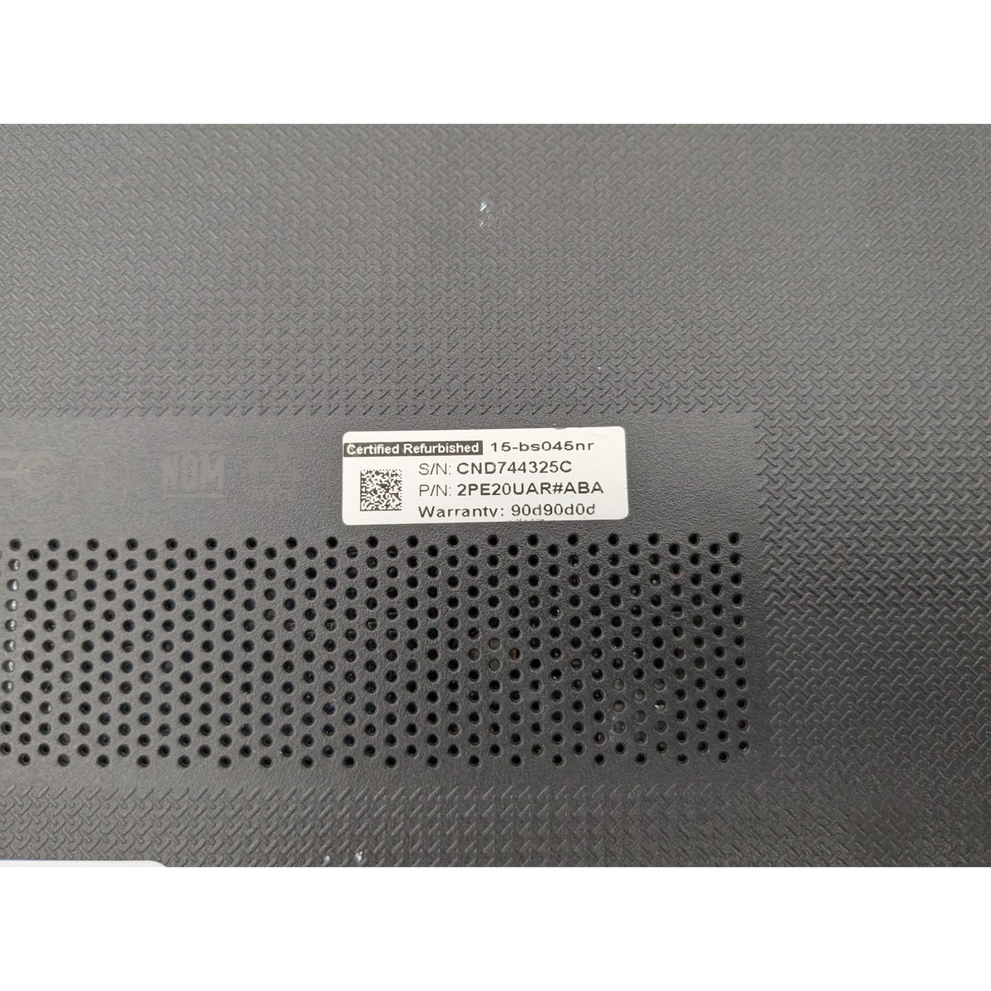 HP 15-BS045NR 15.6" Screen Intel Core i7-7500U 2.70 GHz Processor Black Laptop
