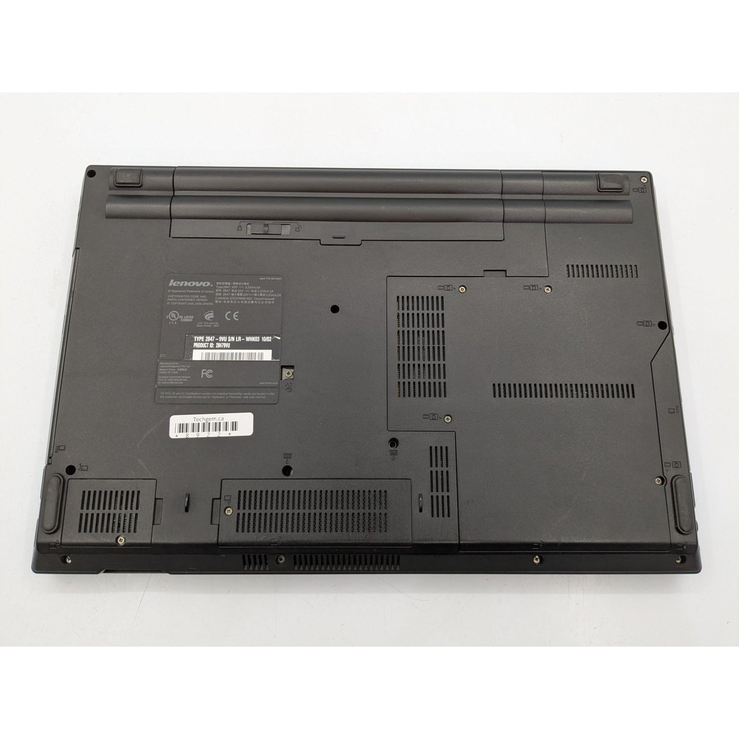 Lenovo ThinkPad SL510 15.6" Display Intel Core 2 Duo T6570 4GB RAM Black Laptop