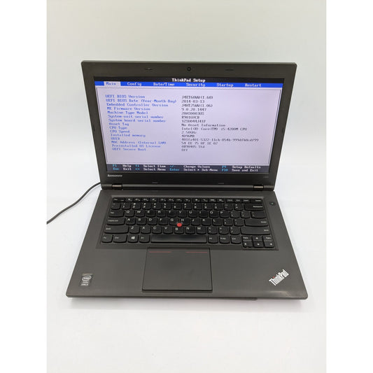 Lenovo ThinkPad L440 14" Display Intel Core i5-4200M 2.50GHz Processor 4GB RAM