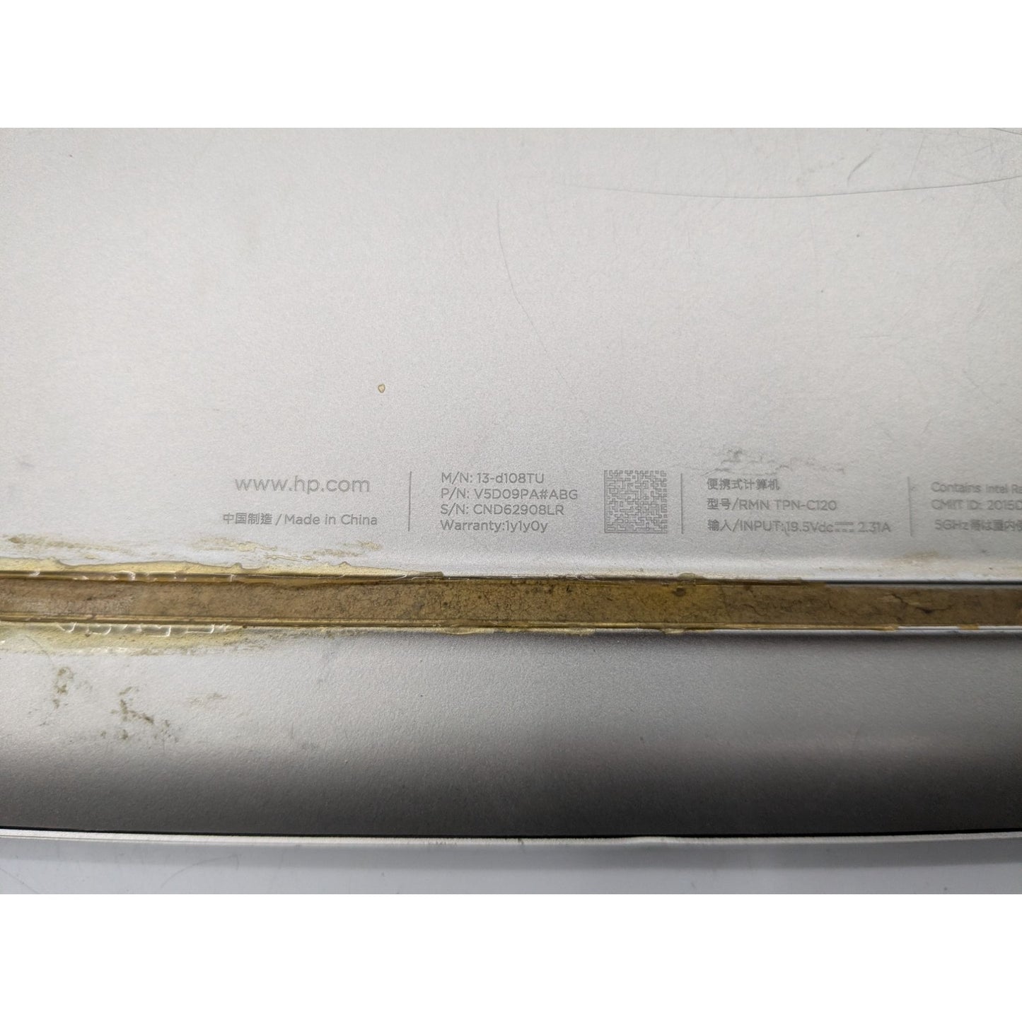 HP Envy 13-D108tu 13.3” Screen Intel Core i5-6200U 8GB RAM 2.30GHz Processor