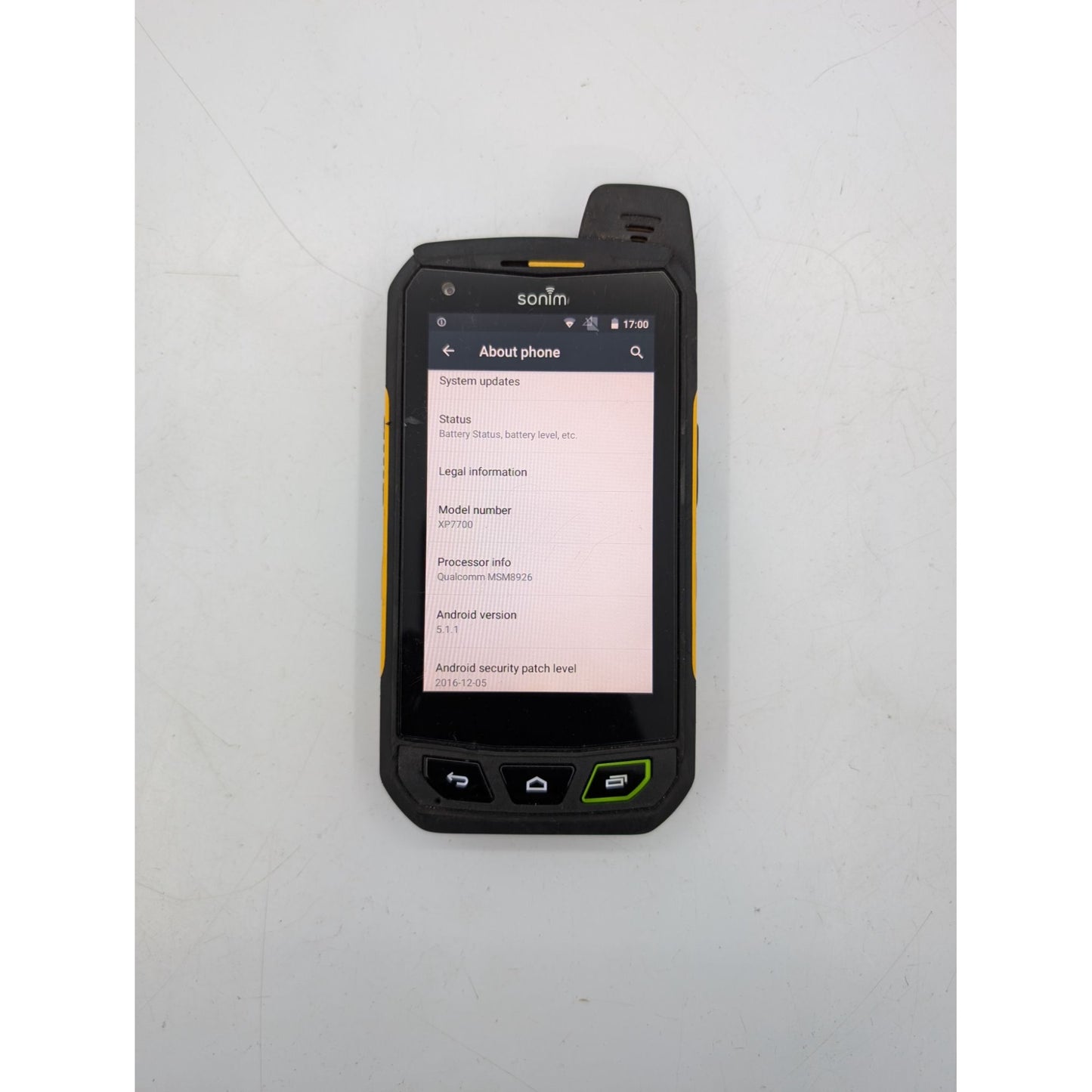 Sonim XP7700 Smartphone Wi-Fi 4" Touchscreen Qualcomm MSM8926 Android 5 1GB+16GB