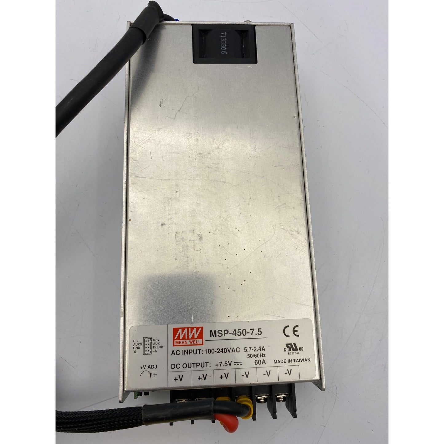 Mean Well MSP-450-7.5 Industrial Power Supply 450W 7.5V DC 60A