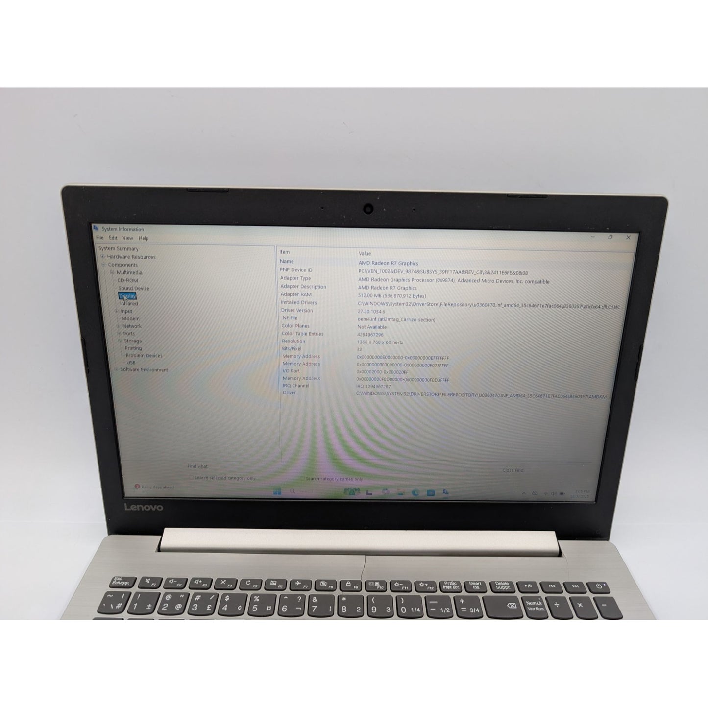 Lenovo Ideapad 330-15ABR 15.6" AMD A12-9720P 8GB RAM 240GB SSD Windows 11 Home