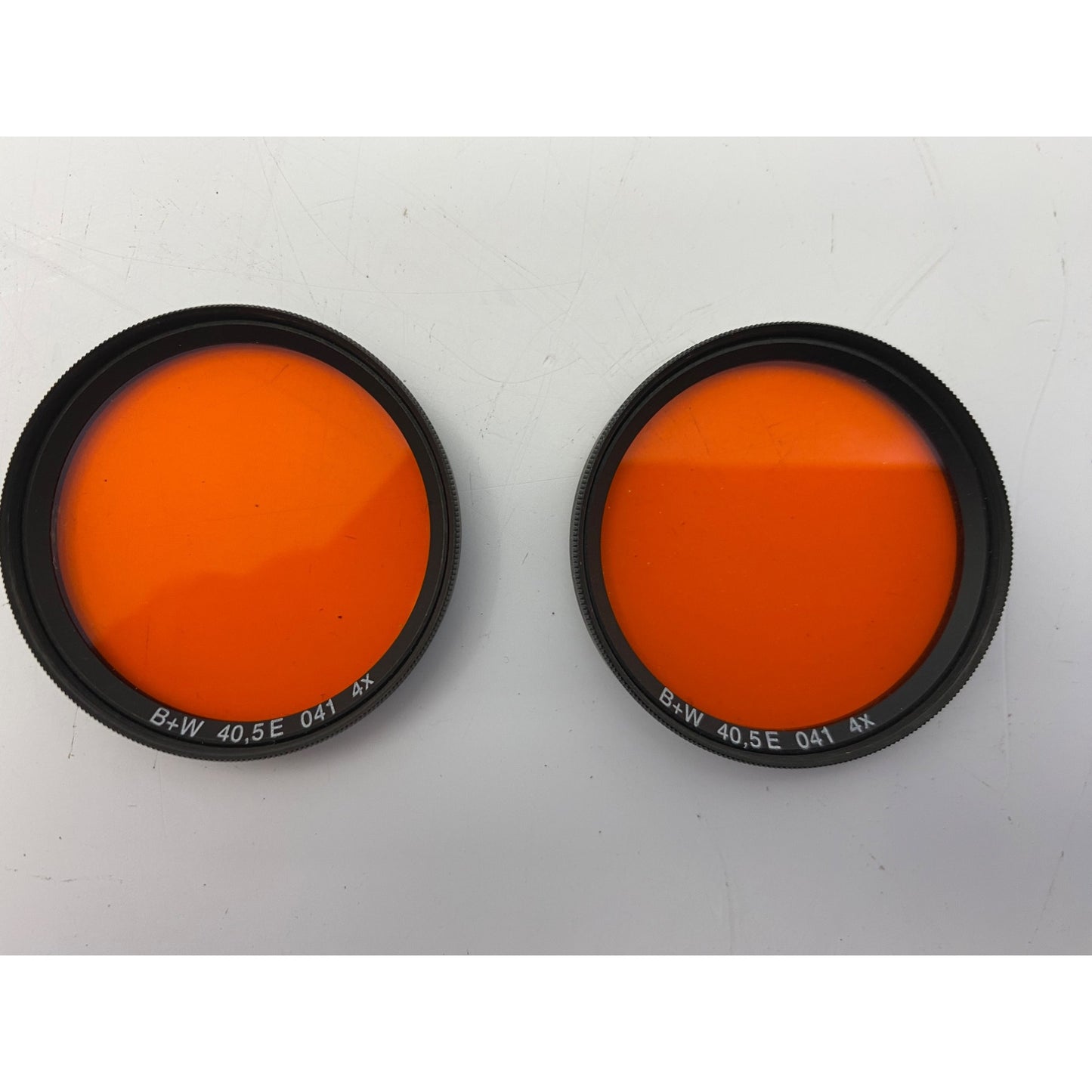Lot of 2 B+W 40.5mm 041 4X Orange Lens Filters