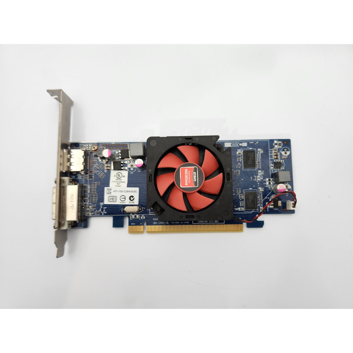 DELL AMD RADEON HD 6450 1GB DVI DISPLAYPORT VIDEO GRAPHICS CARD 02C7NH